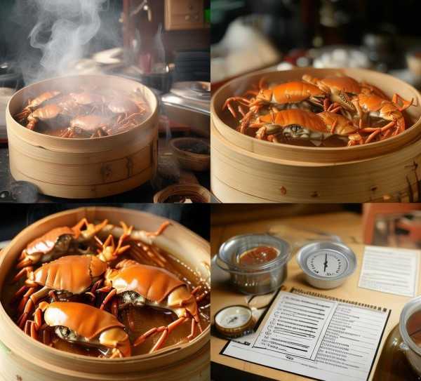 河蟹蒸制指南，解锁鲜美蟹肉的黄金时间