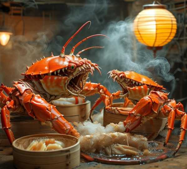 大闸蟹公母争霸，美味之争，谁主沉浮？