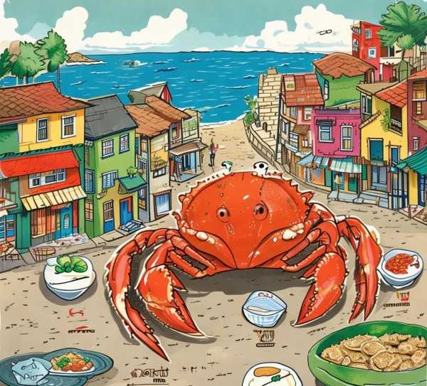 螃蟹美食地图，探寻美味与禁忌之地